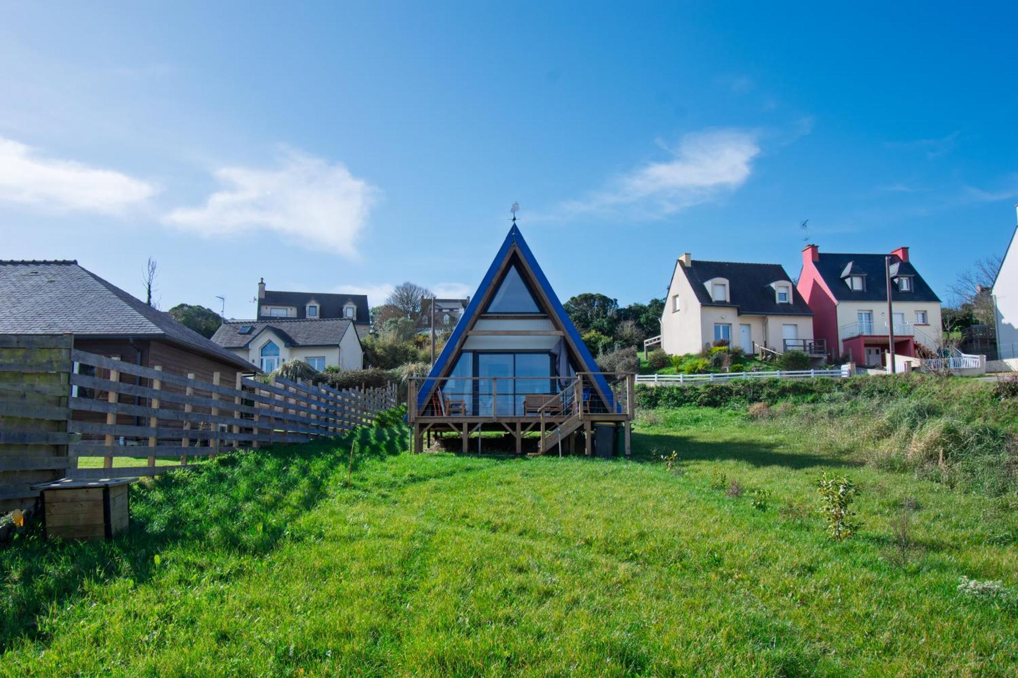 Le Tipi Bleu Tiny House Neuve Avec Terrasse Et Jardin Villa Camaret-sur-Mer Exterior foto